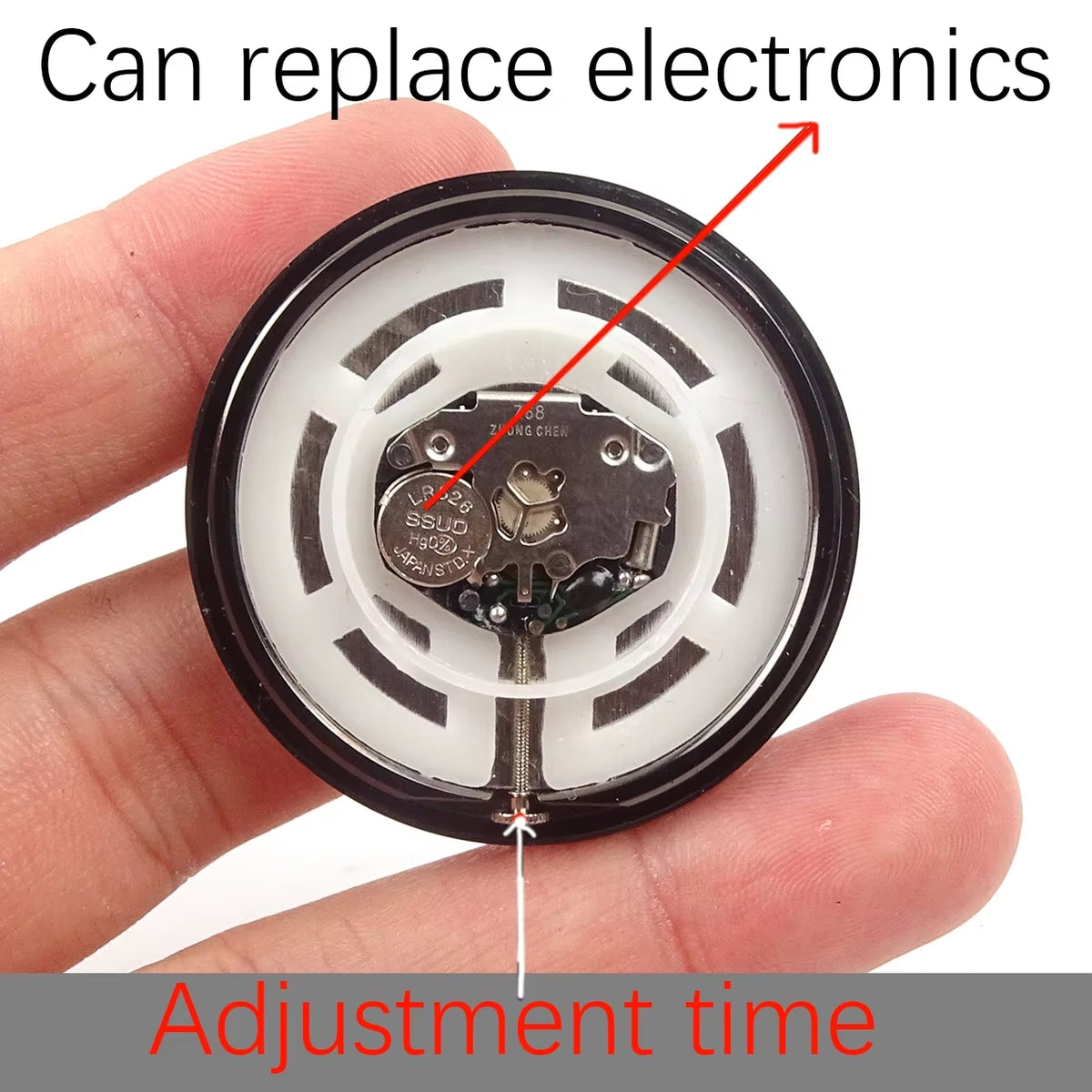 Car Dashboard Clock Waterproof Electronic Quartz Watch Mini Luminous Auto Interior Decoration Stick-On Time Display Accessories