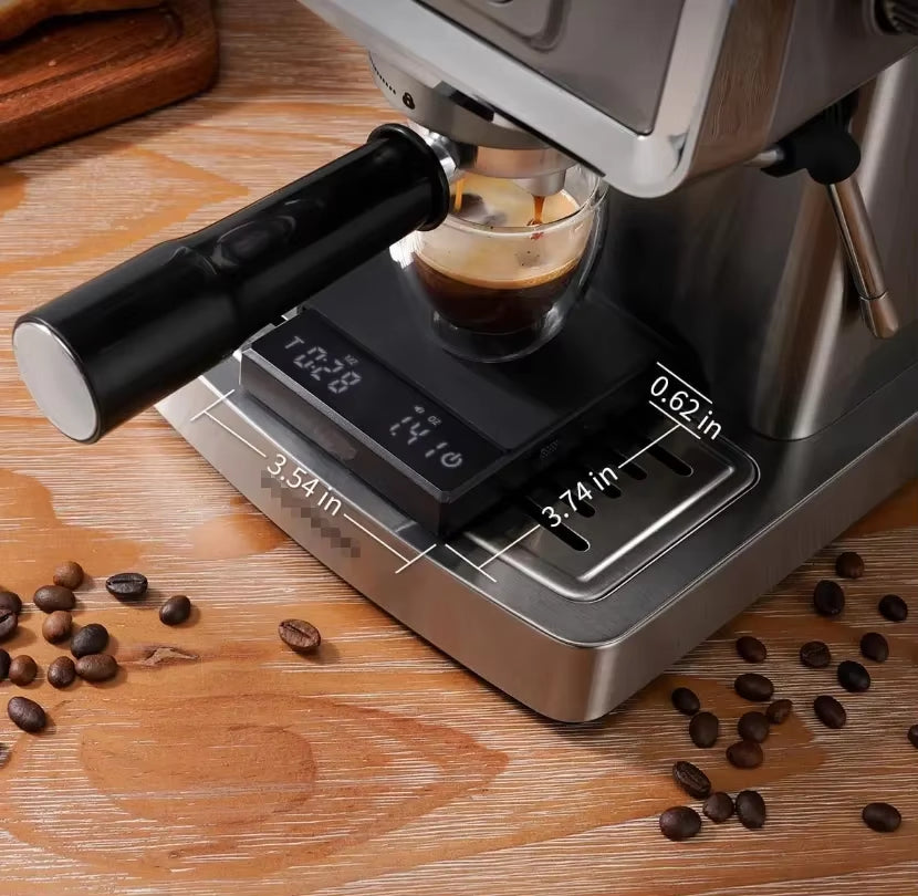 Mini Electronic Coffee Scale Smart Powder Water Ratio USB Silicone Pad High Quality Precision Professional Kitchen Coffee Tools