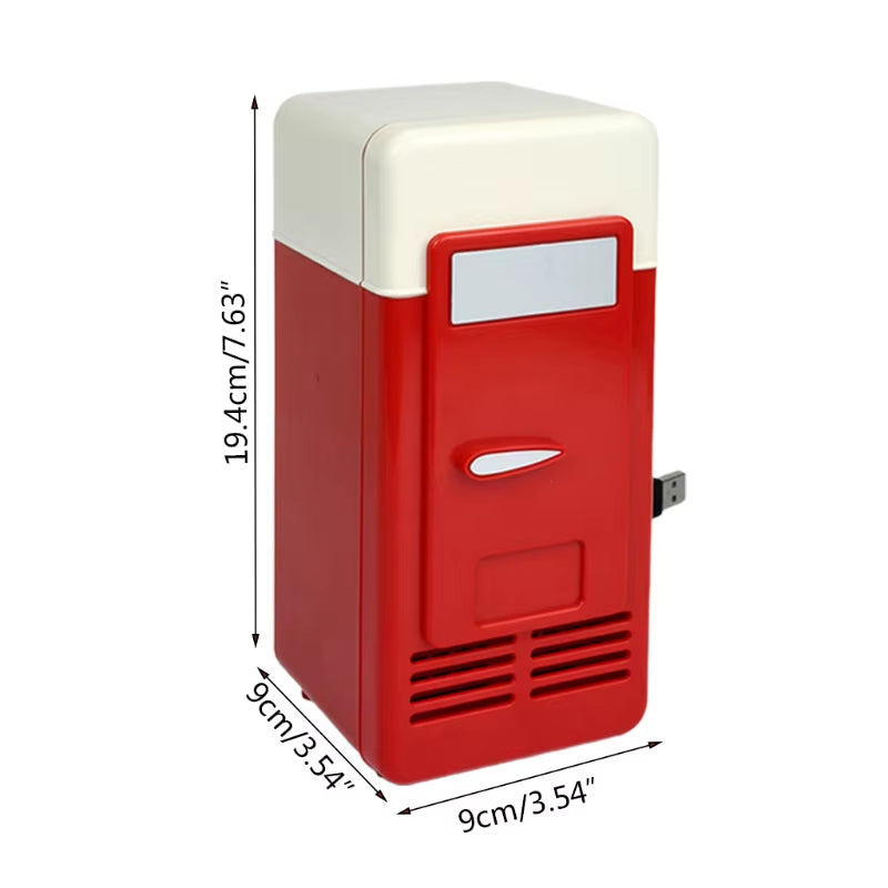Mini Car Refrigerator USB Multi-Function Home Travel Vehicular Fridge Dual-Use Box Cooler Warmer Refrigerator for Dropshipping
