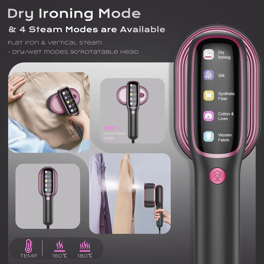 New Clothes Steamer Professional Handheld Garment Steamer Fast Heating Portable Clothes Fabric Vertical Steam Iron Home Travel