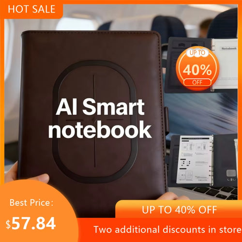 AI Intelligent Notebook 8GB Supports WIFI Bluetooth Recording Text Input Meeting Minutes Translation and Multilingual Learning