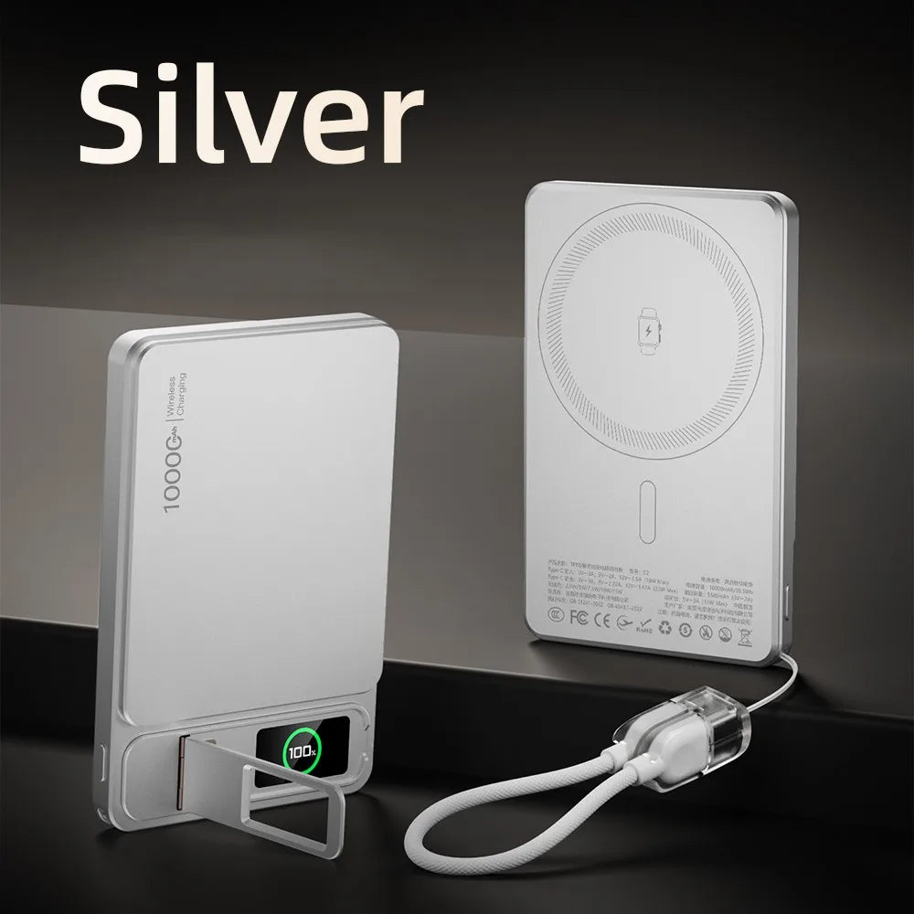 CCC Alloy Original Power Bank for Magsafe Magnetic Wireless 20W Fast Charger Portable External Battery for Iphone 18 17 Iwatch