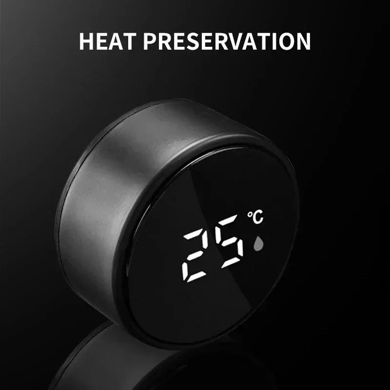Stainless Steel Portable Smart Thermos Bottle with Temperature Display for Tesla Model X, S, 3, Y Emblem Accessories
