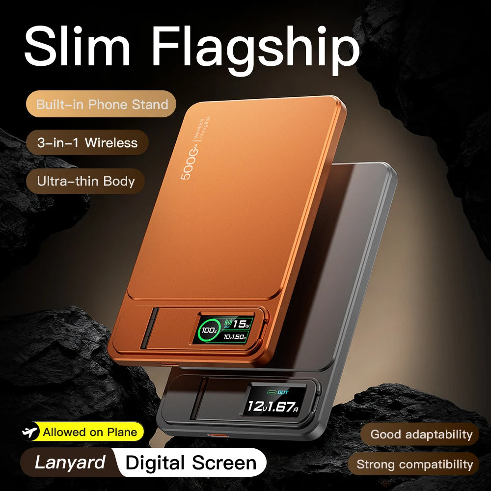 CCC Alloy Original Power Bank for Magsafe Magnetic Wireless 20W Fast Charger Portable External Battery for Iphone 18 17 Iwatch