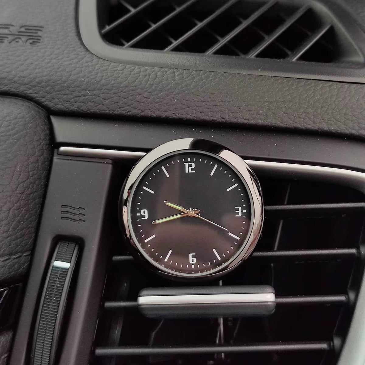 Car Dashboard Clock Waterproof Electronic Quartz Watch Mini Luminous Auto Interior Decoration Stick-On Time Display Accessories