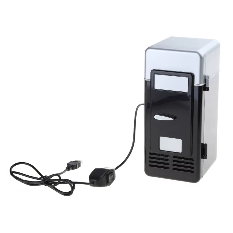 Mini Car Refrigerator USB Multi-Function Home Travel Vehicular Fridge Dual-Use Box Cooler Warmer Refrigerator for Dropshipping