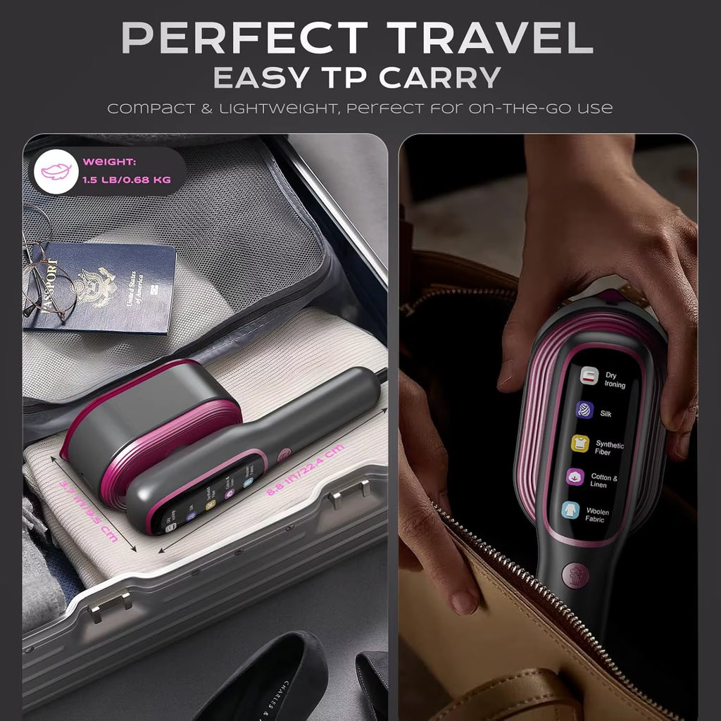 New Clothes Steamer Professional Handheld Garment Steamer Fast Heating Portable Clothes Fabric Vertical Steam Iron Home Travel